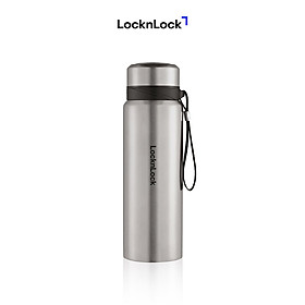 Bình Giữ Nhiệt Bằng Thép Không Gỉ Lock&Lock Vacuum Bottle LHC6180SLV (800ML) - Màu Bạc