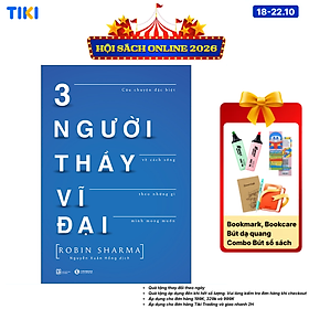 Sách Ba người thầy vĩ đại (Tái bản)
