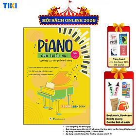 Sách Piano cho thiếu nhi - Tuyển tập 220 tiểu phẩm nổi tiếng (Phần 2) - File audio đàn mẫu tất cả các tiểu phẩm - Có thể luyện tập trên đàn organ - File audio tặng kèm trên website