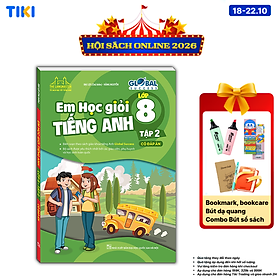 Sách GLOBAL SUCCESS - Em Học Giỏi Tiếng Anh Lớp 8 Tập 2 (Có đáp án)