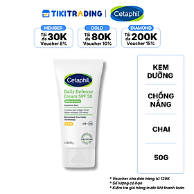 Kem Dưỡng Chống Nắng Bảo Vệ Hàng Ngày Cetaphil SPF50 50G