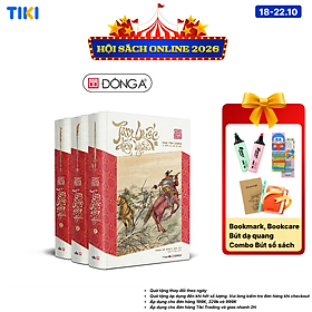 Tam quốc diễn nghĩa (3 tập bìa cứng, in tranh cạnh sách) - Đông A