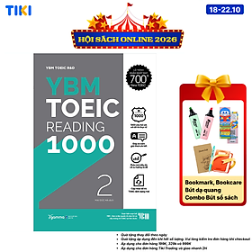 Sách YBM Toeic Reading 1000 - Vol 2 (Tái Bản 2022)