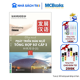 Sách Giáo Trình Phát Triển Hán Ngữ Tổng Hợp Sơ Cấp 2 – Tập 2