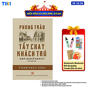 Sách Phong Trào Tẩy Chay Khách Trú Năm 1919 Ở Nam Kỳ