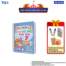 Sách Takenote Sổ tay kiến thức và dạng toán 7