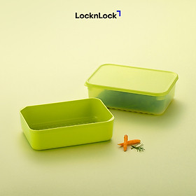 Hộp bảo quản thực phẩm Smart Keep Fresh LocknLock - Không chứa BPA - Màu vàng xanh - Hộp 3.2L HLE5600NT