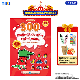 Sách 300 Miếng Bóc Dán Thông Minh Cho Trẻ Từ 3 Tuổi (Chọn lẻ)
