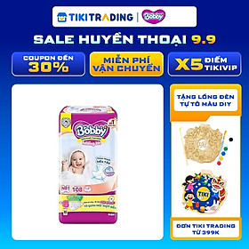 Miếng lót sơ sinh Bobby Newborn 1 - 108 miếng