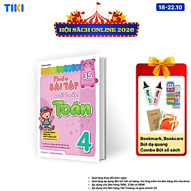 Sách Phiếu bài tập cuối tuần Toán lớp 4