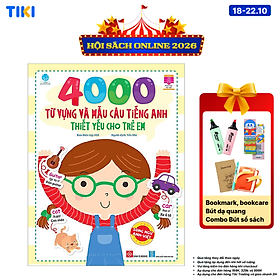 Sách 4000 Từ Vựng Và Mẫu Câu Tiếng Anh Thiết Yếu Cho Trẻ Em