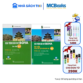 Combo Giáo Trình Hán Ngữ Boya Sơ Cấp 2 + Sách Bài Tập Đáp Án (Tái Bản - Kèm App)
