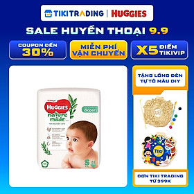 Tã Dán Siêu Cao Cấp Huggies Platinum Naturemade S82 (82 Miếng)