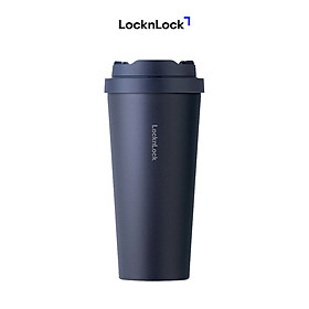 Bình Giữ Nhiệt Lock&Lock Energetic One-Touch Tumbler LHC3249 - 550ML - Xanh Navy