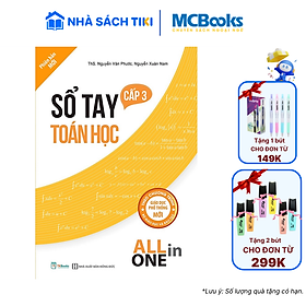 Sách All In One - Sổ Tay Toán Học Cấp 3