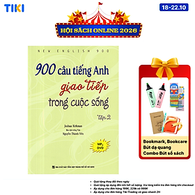 Sách 900 Câu Tiếng Anh Giao Tiếp Trong Cuộc Sống - Tập 2 (Kèm file MP3)
