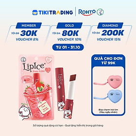 Son dưỡng có màu tự nhiên LipIce Sheer Color Q Strawberry Tea (Trà dâu) 2.4g