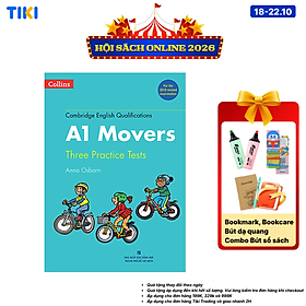 Sách Collins A1 Movers - Tree Practice Tests - Kèm 1 MP3 (Format 2018)