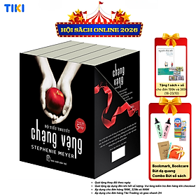 Sách Hộp Trọn Bộ Chạng Vạng (5 Cuốn): Chạng Vạng + Trăng Non + Nhật Thực + Hừng Đông Và Mặt Trời Lúc Nửa Đêm