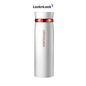 Bình Giữ Nhiệt Feather Light Lock&Lock LHC4131WR (450ml) - Trắng Đỏ