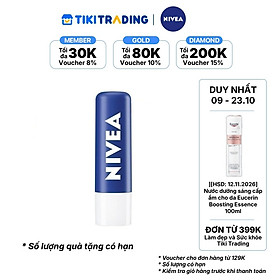 [09.10 - 23.10 QT đơn từ 399K] Son Dưỡng Chuyên Sâu NIVEA Original Care (4.8 g) - 85061