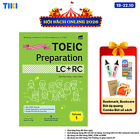 Sách Toeic Preparation LC + RC Volume 1 (Kèm file MP3)