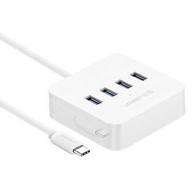 Hình ảnh Hub USB-C 4 Cổng USB 3.0 Ugreen (30316) - Hàng Chính Hãng