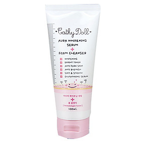 Sữa Rửa Mặt Trắng Da Cathy Doll Aura Whitening Serum Foam Cleanser (100ml)