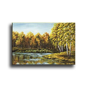 Tranh Canvas Vicdecor rừng thu - TCV0028