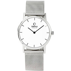 Đồng hồ nữ dây thép không gỉ OBAKU V143LCWMC