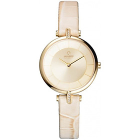 Đồng hồ đeo tay nữ dây da Obaku V168LEGGRX