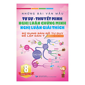 Download sách Những Bài Văn Mẫu: Tự Sự - Thuyết Minh - Nghị Luận Chứng Minh - Nghị Luận Giải Thích Lớp 8: Sử Dụng Bản Đồ Tư Duy Để Lập Dàn Ý