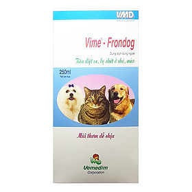 Thuốc Phun Xịt Bọ Đen, Bọ Chét, Ve, Ghẻ Vemedim Frontdog (250ml)