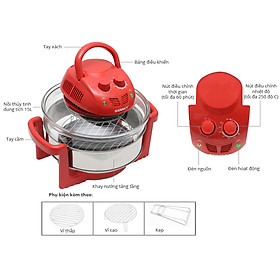 Mua Lò Nướng Thủy Tinh Sanaky VH-188D - Hàng chính hãng