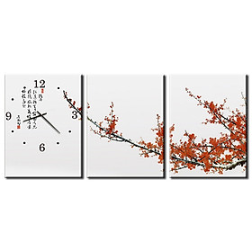 Đồng hồ tranh-Hoa đào ngày tết-DHT0023
