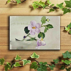 Mua Tranh Canvas Vicdecor TCV0006 Hoa Nghệ Thuật
