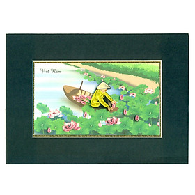 Tranh Giấy Xoắn Việt Net 13 x 17 cm - Mẫu 9