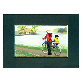 Tranh Giấy Xoắn Việt Net 13 x 17 cm - Mẫu 12