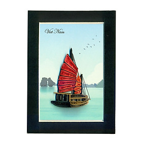 Nơi bán Tranh Magnet Giấy Xoắn Việt Net 11.5 x 8.5 cm - Mẫu 2 - Giá Từ -1đ