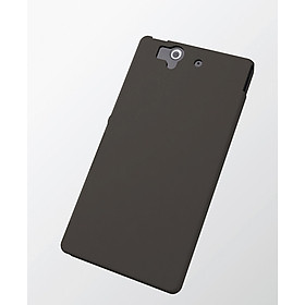 Vỏ Nhựa + Miếng Dán Màn Hình Xperia Z Elecom PD-SO02SC - Hàng Chính Hãng