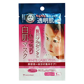 Mặt Nạ Dưỡng Da Trắng Và Mềm Mịn Từ Nhau Thai Miccosmo White Label Premium Placenta Face Mask (1P) 23ml - WLPPFM