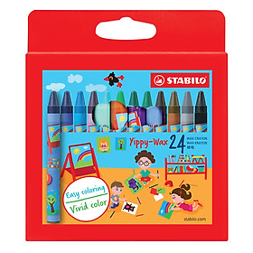 Bút Sáp Yippy WX2824 - Hộp 24 Cây