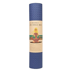 Thảm Tập Gym Và Yoga TPE 1 Lớp Zera 8MM1L (8mm) - Xanh Dương