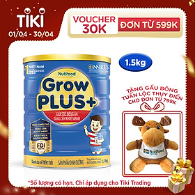 Sữa bột GrowPLUS+ trên 1 tuổi Xanh 1.5kg