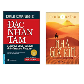 Combo sách bán chạy : Đắc nhân tâm + Nhà giả kim - Tặng kèm bookmark thiết kế