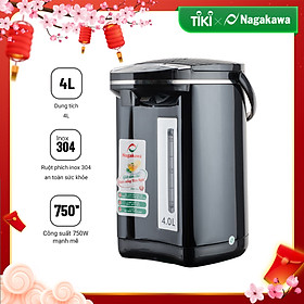 Bình Thủy Điện 3 Mức Nhiệt Nagakawa NAG0404 (4.0 Lít) - Hàng Chính Hãng