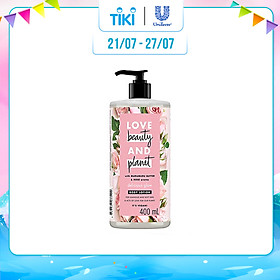 Sữa Dưỡng Thể Sáng Da Love Beauty And Planet Delicious Glow 400ml