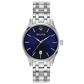 Đồng Hồ BULOVA Nam Dây Kim Loại 96M149 - Mặt Xanh (36mm)