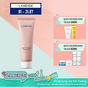 Sữa Rửa Mặt Dưỡng Ẩm Laneige Moist Cream Cleanser 50ml