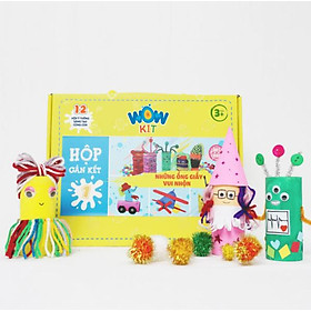 Hộp thủ công sáng tạo Wow Kit: Chủ đề Những ống giấy vui nhộn, giúp bé rèn luyện sự khéo léo của bàn tay, sự tập trung cũng như nâng cao khả năng tư duy sáng tạo, trí tưởng tượng ở trẻ (phù hợp với trẻ từ 3 tuổi trở lên)